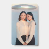 Happy Wonderful Day Good Luck Card バッジ (正面)