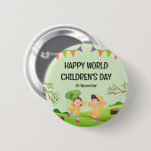 Happy World Children’s Day | 20 November 缶バッジ (正面&裏面)