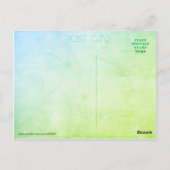 Happy World Environment Day (カスタマイズ可能な文字) ポストカード (裏面)