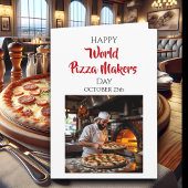 Happy World Pizza Makers Day  | October 25th カード