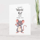 Happy World Rat Day! April 4th カード (正面)