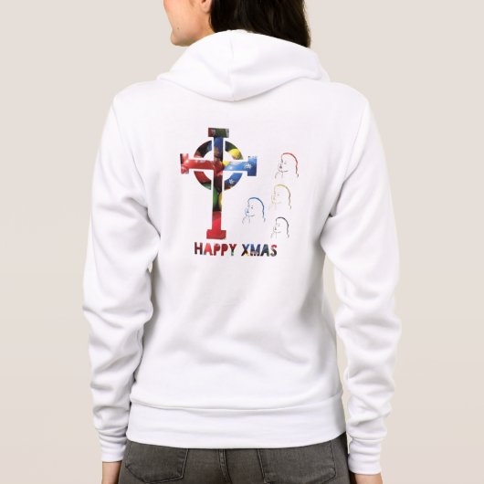 Happy Xmas パーカ (裏面)