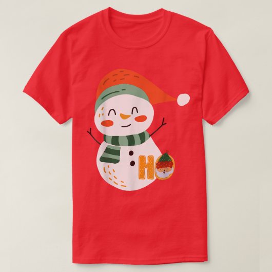 Happy Xmas Party 2022 Matching Snow Bear Special E Tシャツ (デザイン正面)