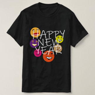 HAPPY YEAR絵文字 Tシャツ
