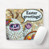 HAPPY YETI'S EASTER GREETGS to マウスパッド (マウス)
