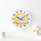 Happy You Are My Sunshine  ラージ壁時計 (ホーム)