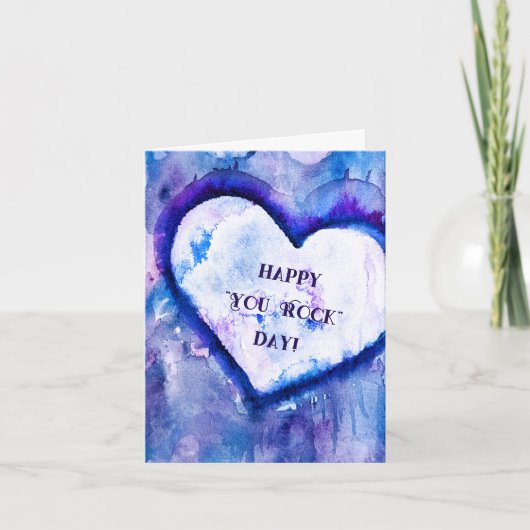 Happy "You Rock" Day card カード (正面)