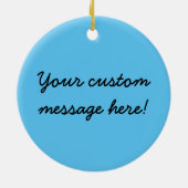 happybaked焼けるサツマイモのヤマイモのヤマイモのポテト セラミックオーナメント (裏面)