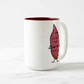 happybaked焼けるサツマイモのヤマイモのヤマイモのポテト ツートーンマグカップ (正面右)