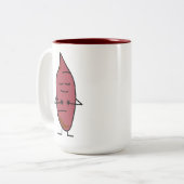 happybaked焼けるサツマイモのヤマイモのヤマイモのポテト ツートーンマグカップ (正面左)