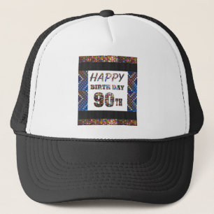 happybirthdayハッピーバースデー90 90第90 キャップ