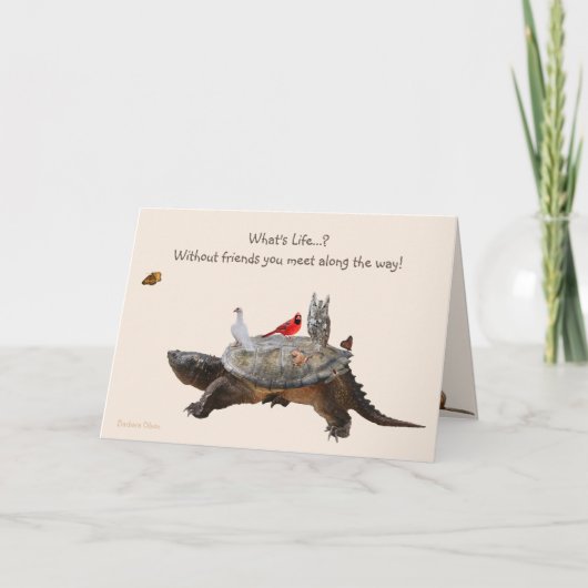 HappyBirthday：友人のない人生とは何か。 カード (正面)