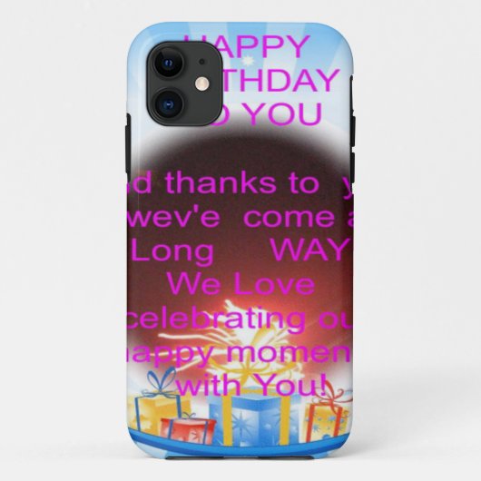 HappyBirthday To you Case-Mate iPhoneケース (裏面)