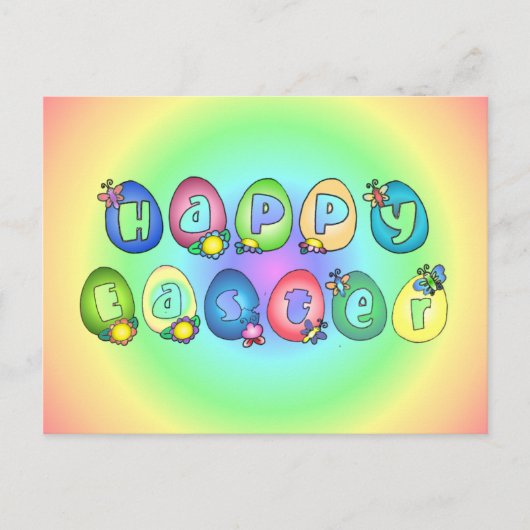 happyeaster3 シーズンポストカード (正面)