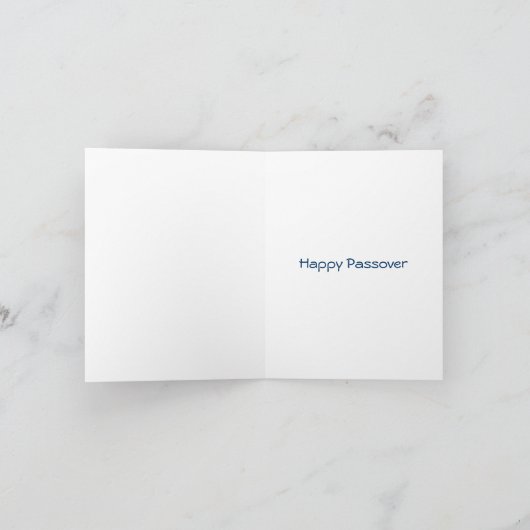 Happyface Pesach カード (内部)