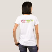 HappyFaceApps.comのロゴT Tシャツ (裏面フル)