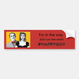 Happygoyのバンパーステッカー! バンパーステッカー