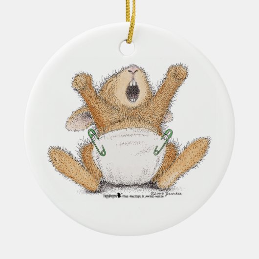 HappyHoppers®のオーナメント セラミックオーナメント (正面)
