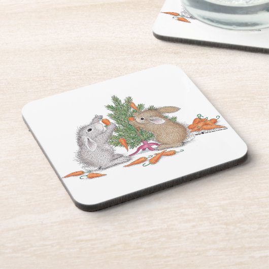 HappyHoppers®のコルクのコースター コースター (左側)