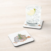 HappyHoppers®のコルクのコースター コースター (右側)