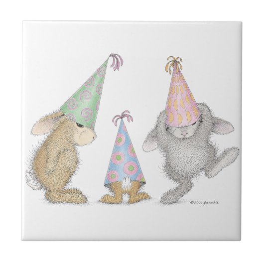 HappyHoppers®のセラミックタイル タイル (正面)