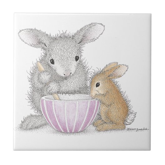 HappyHoppers®のセラミックタイル タイル (正面)