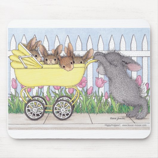 HappyHoppers®のマウスパッド マウスパッド (正面)