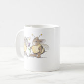 HappyHoppers®のマグ コーヒーマグカップ (正面左)