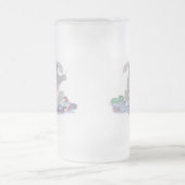 HappyHoppers®のマグ フロストグラスビールジョッキ (中央)