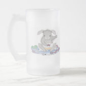 HappyHoppers®のマグ フロストグラスビールジョッキ (左)