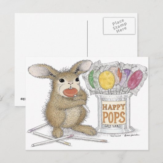HappyHoppers®はがき ポストカード (正面/裏面)