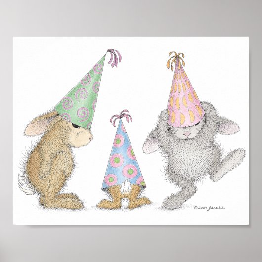 HappyHoppers®ウォールアート ポスター (正面)