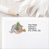 HappyHoppers®住所 シール (インサイチュ)