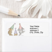 HappyHoppers®住所 シール (インサイチュ)