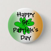 HappySt。 Patrick'sDay 缶バッジ (正面)