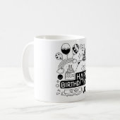 HappyTaza コーヒーマグカップ (正面左)