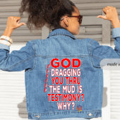 HappyWorkTなぜ残虐にドラッグされた証言? デニムジャケット