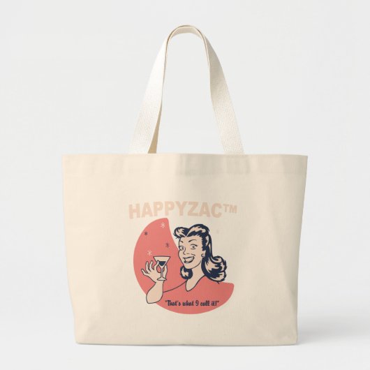 Happyzac™ ラージトートバッグ (正面)
