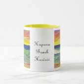 Hapunaのビーチハワイ マグカップ (中央)