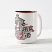 Har村のロゴのマグ2013年 ツートーンマグカップ (正面右)