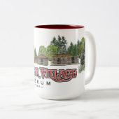 Har村のロゴのマグ2014年 ツートーンマグカップ (正面右)