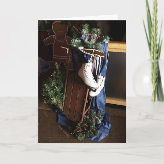 Har Berの村のスケート2013cの   挨拶状 シーズンカード (正面)