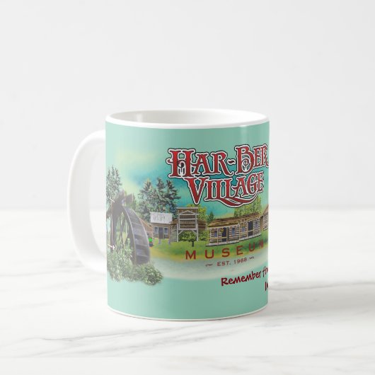 Har-Ber Village 26 basic mug コーヒーマグカップ (正面左)