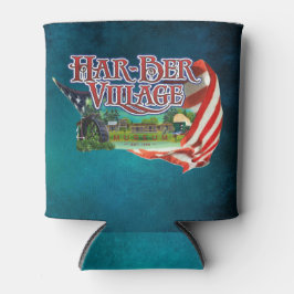 Har-Ber Village and flag Can Cooler2026 缶クーラー