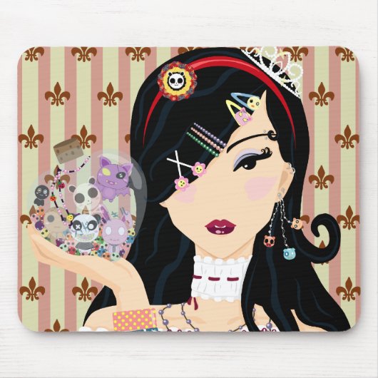 Harajukuの女の子Mayumi マウスパッド (正面)