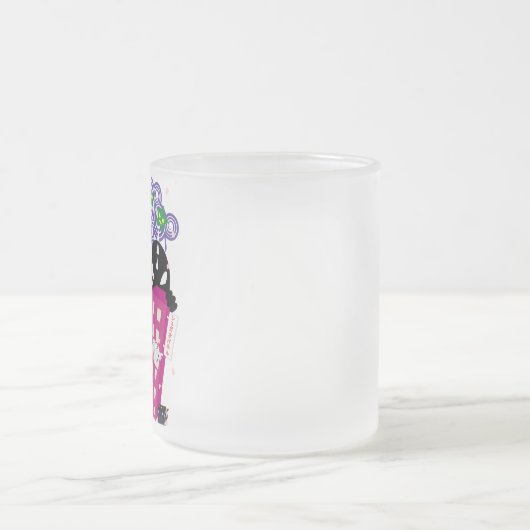 Harajukuの町のAyaka フロストグラスマグカップ (中央)