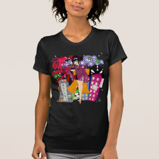 Harajukuの町のAyaka Tシャツ