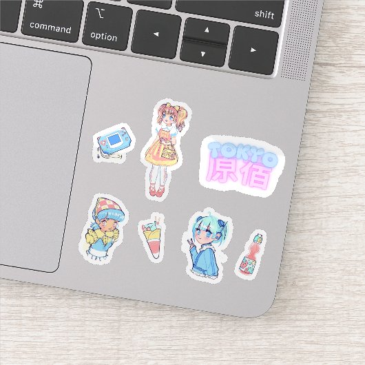Harajuku Anime Girl シール (詳細)