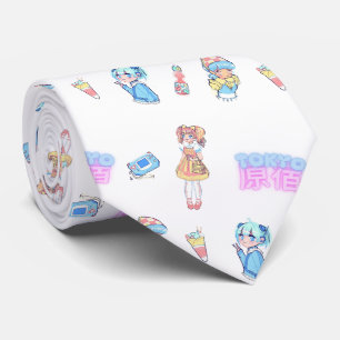 Harajuku Anime Girl ネクタイ