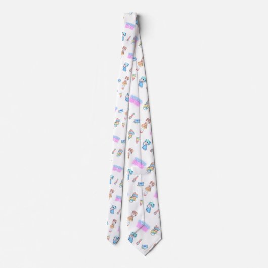 Harajuku Anime Girl ネクタイ (裏面)